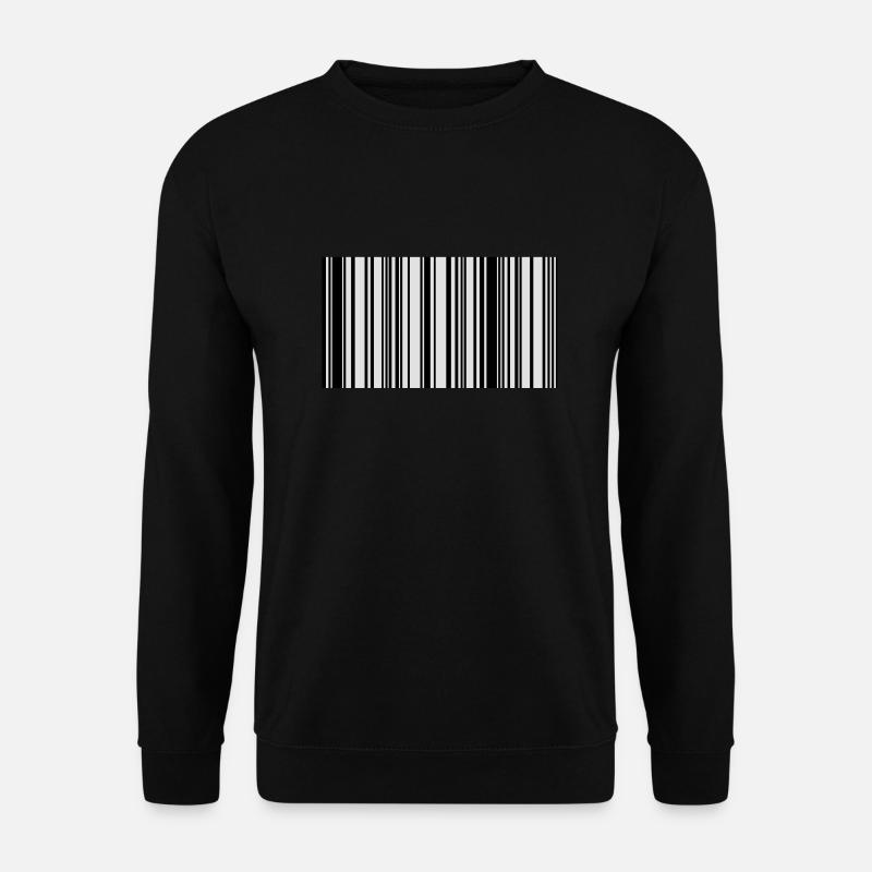 code barre - Sweat-shirt Unisexe - noir