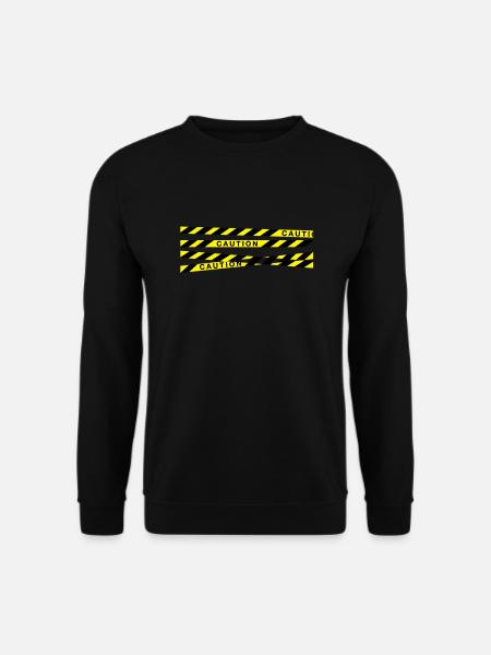 caution_f2 - Unisex Sweatshirt - black