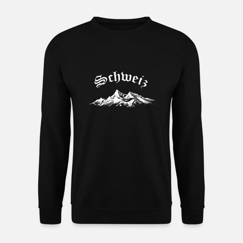 Suisse - Sweat-shirt Unisexe - noir