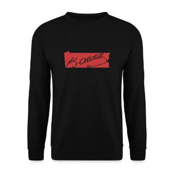 Mustafa Kemal Atatürk - Unisex Sweatshirt - black - Front - Alina (178cm) & Michal (187cm)