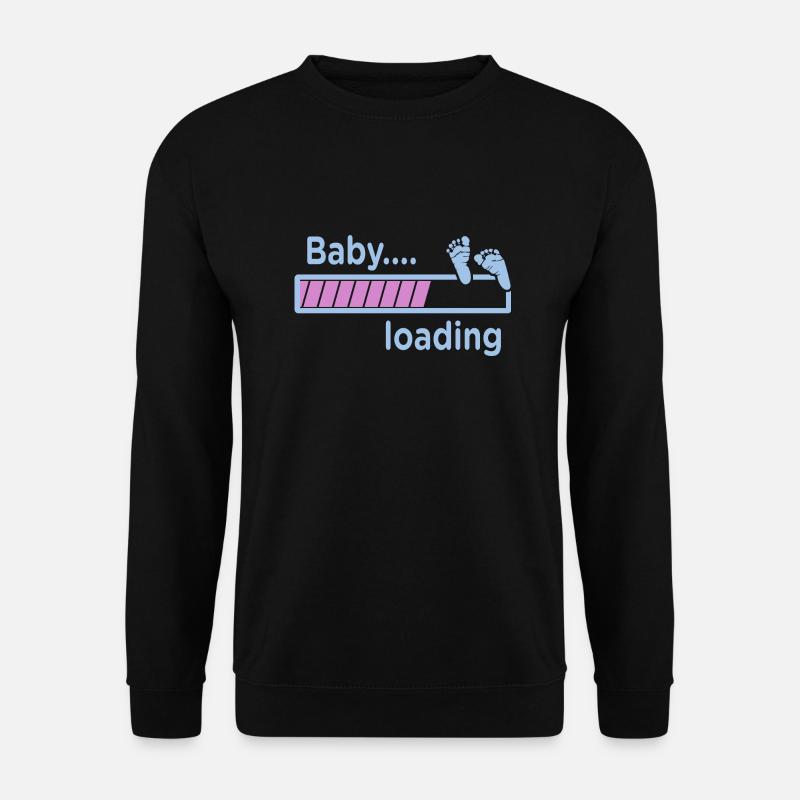 baby loading, pregnancy - Unisex Sweatshirt - black