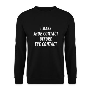Sneaker Sneakers Streetwear Sneaker Shoe - Unisex Sweatshirt - black - Front - Alina (178cm) & Michal (187cm)
