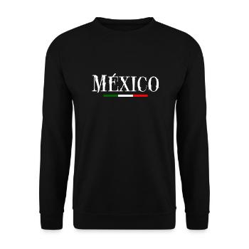 México - Sweat-shirt Unisexe - noir - Devant - Alina (178cm) & Michal (187cm)