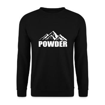 Snowboard Snowboarder - Unisex Pullover - Schwarz - Vorne - Alina (178cm) & Michal (187cm)