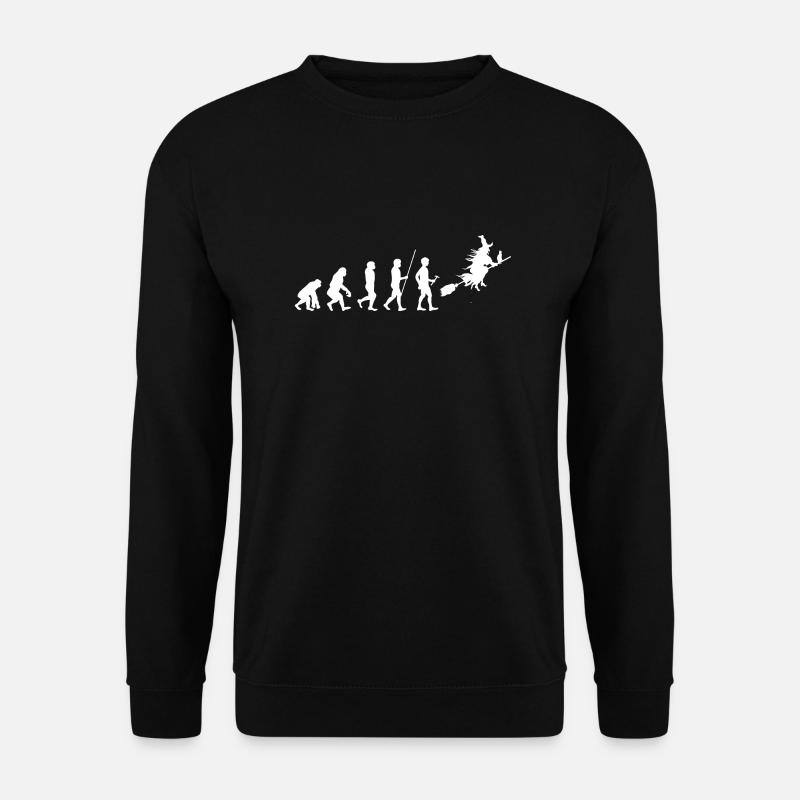 Halloween Evolution Hexe - Unisex Pullover - Schwarz