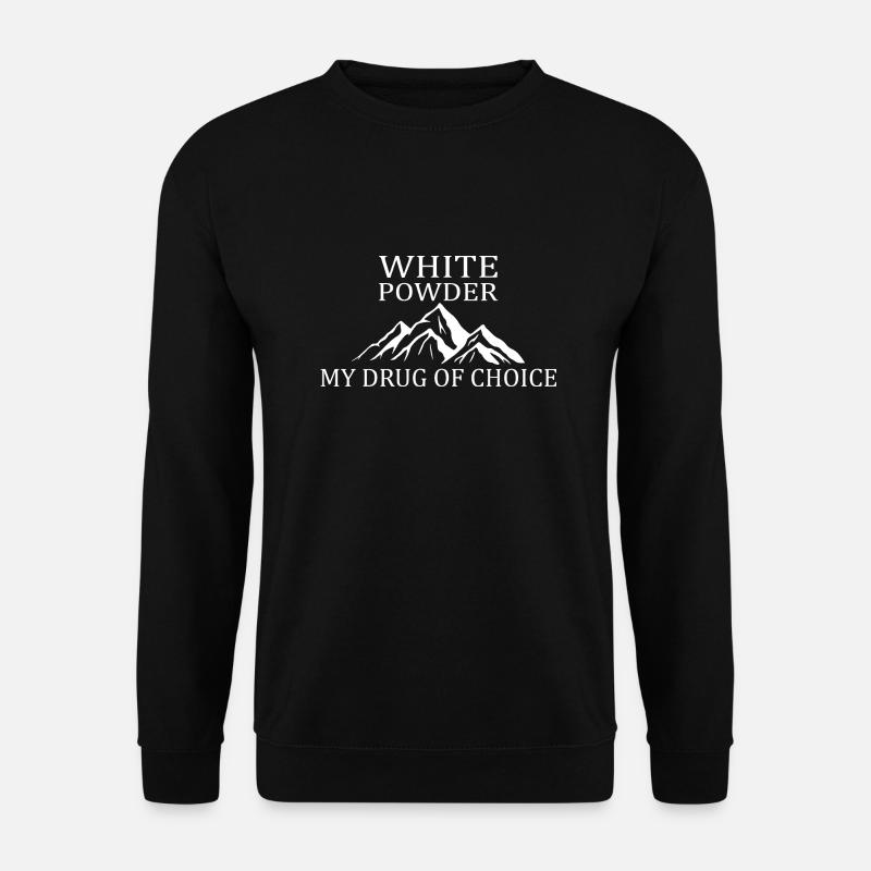 Ski Skiing Après-Ski - Unisex Pullover - Schwarz