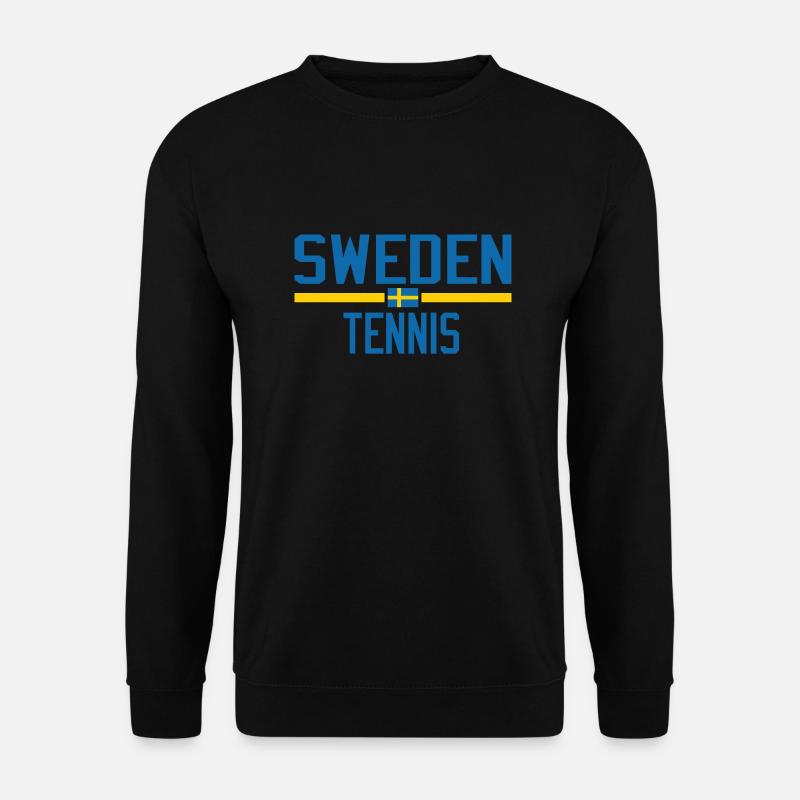 Schwedisches Tennis - Unisex Pullover - Schwarz