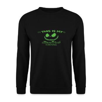 This is my Halloween Costume - Unisex Pullover - Schwarz - Vorne - Alina (178cm) & Michal (187cm)