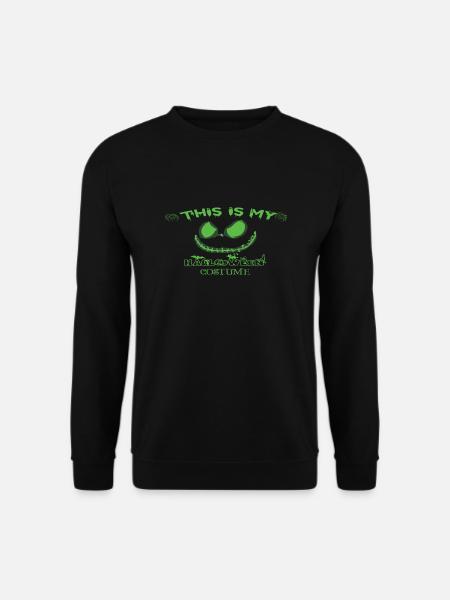 C’est mon costume d’Halloween - Sweat-shirt Unisexe - noir