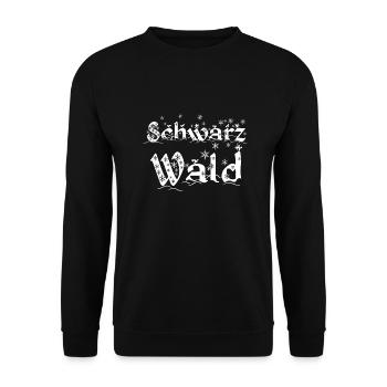 Schwarzwald | Gebirge | Wandern | Urlaub - Unisex Pullover - Schwarz - Vorne - Alina (178cm) & Michal (187cm)