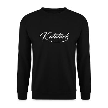 Mustafa Kemal Ataturk - Unisex Sweatshirt - black - Front - Alina (178cm) & Michal (187cm)
