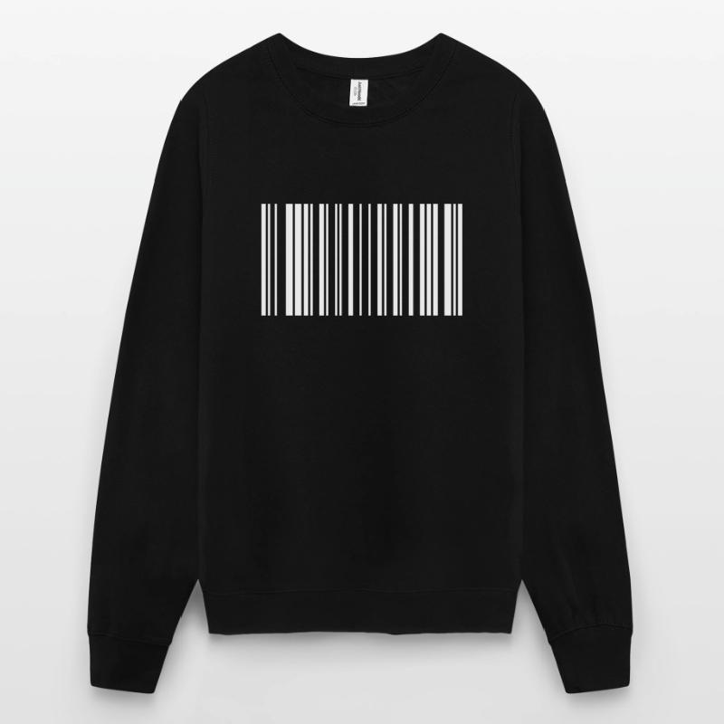 Peace Barcode Friedenszeichen Strichcode Symbol Unisex Pullover