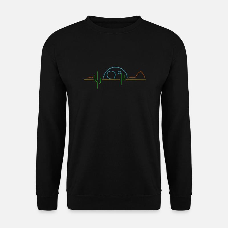 Wüstenhorizont - Unisex Pullover - Schwarz
