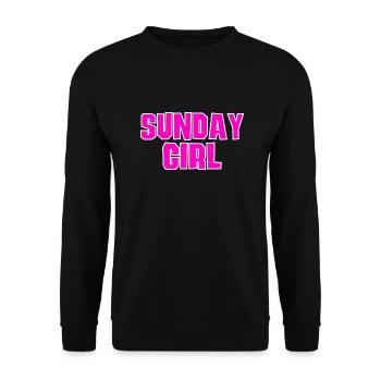 Sunday Girl - Unisex Sweatshirt - black - Front - Alina (178cm) & Michal (187cm)