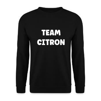 team Citron - Sweat-shirt Unisexe - noir - Devant - Alina (178cm) & Michal (187cm)