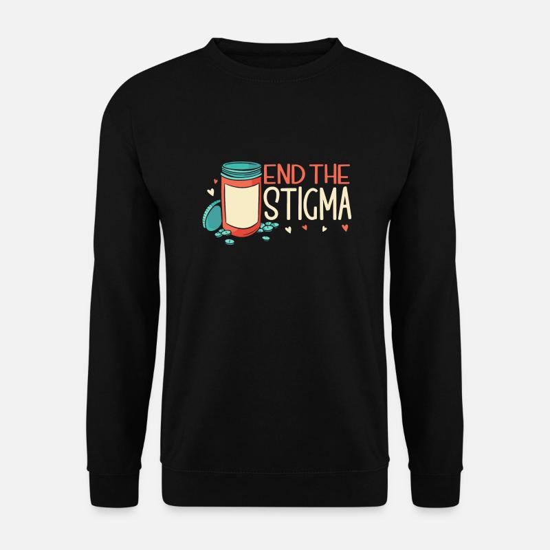 Ängste Depression Psychische Gesundheit - Unisex Pullover - Schwarz