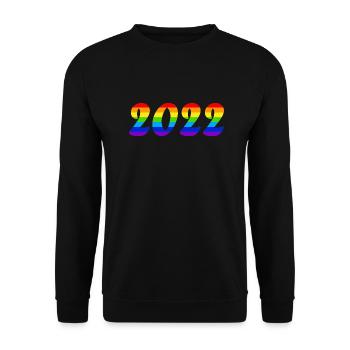 de l’équipe nationale LGBTQ - Sweat-shirt Unisexe - noir - Devant - Alina (178cm) & Michal (187cm)