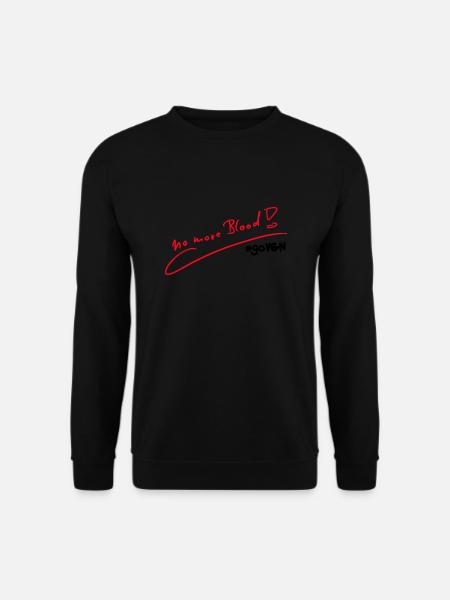 No More Blood (Rot Schwarz) - Unisex Pullover - Schwarz