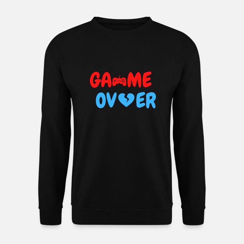 Game Over - Unisex Pullover - Schwarz