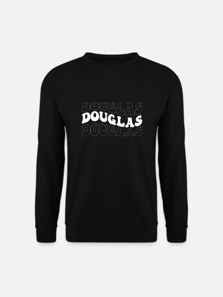Funny Douglas Groovy 4 Männer Damen Cool Douglas Tie - Unisex Pullover - Schwarz