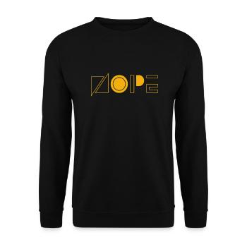 NOPE - don't be a yes-man! - Unisex Sweatshirt - black - Front - Alina (178cm) & Michal (187cm)