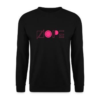 NOPE - don't be a yes-man! - Unisex Sweatshirt - black - Front - Alina (178cm) & Michal (187cm)