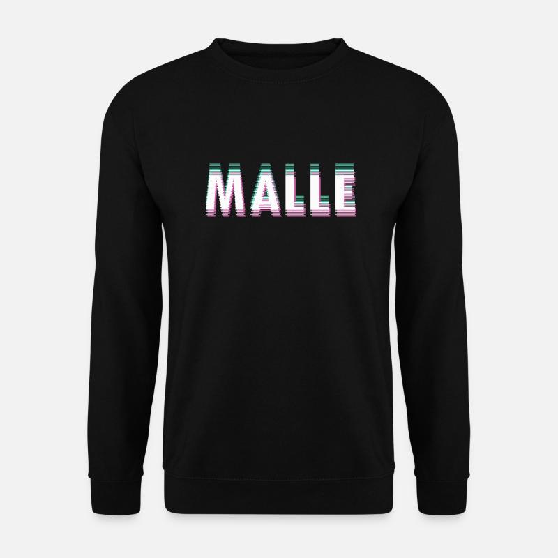 drunken MALLE - Unisex Pullover - Schwarz