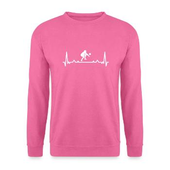 Sport Heartbeat Volleyball de plage - Sweat-shirt Unisexe - rose - Devant