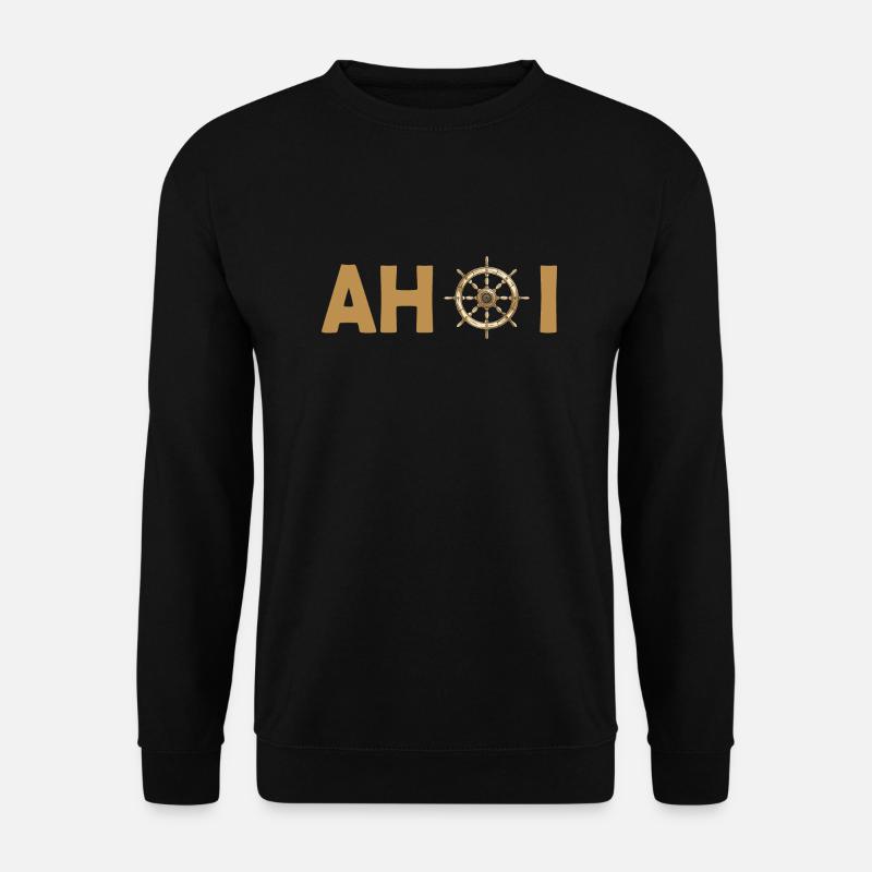 AHOI! - Unisex Pullover - Schwarz
