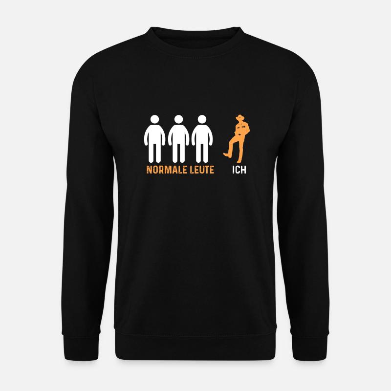 Line Dance Tänzer - Unisex Pullover - Schwarz