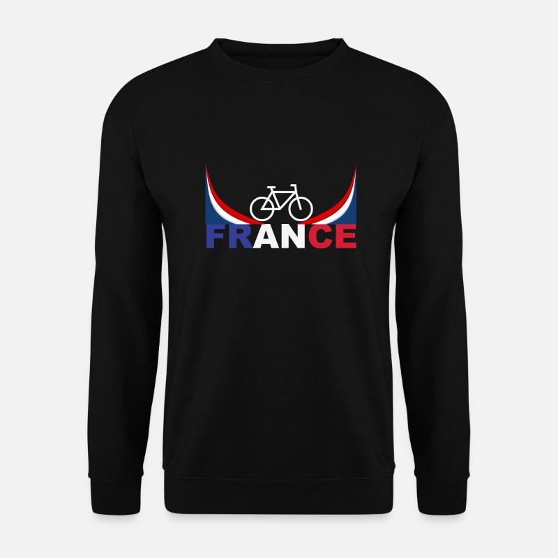 France - Unisex Pullover - Schwarz