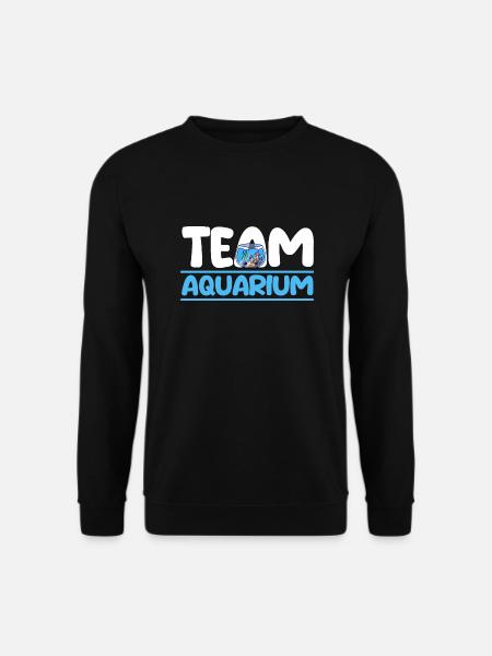 Aquarium Fische Aquaristik - Unisex Pullover - Schwarz