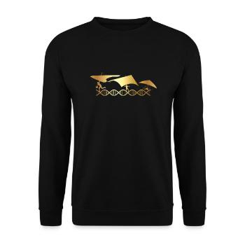 Le Paragliding est dans mon ADN - Sweat-shirt Unisexe - noir - Devant - Alina (178cm) & Michal (187cm)