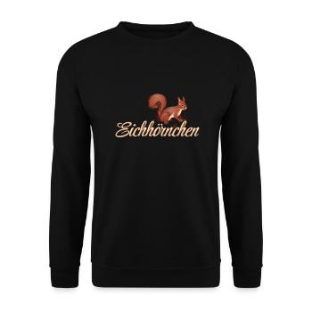 Écureuils de la Forêt-Noire - Sweat-shirt Unisexe - noir - Devant - Alina (178cm) & Michal (187cm)