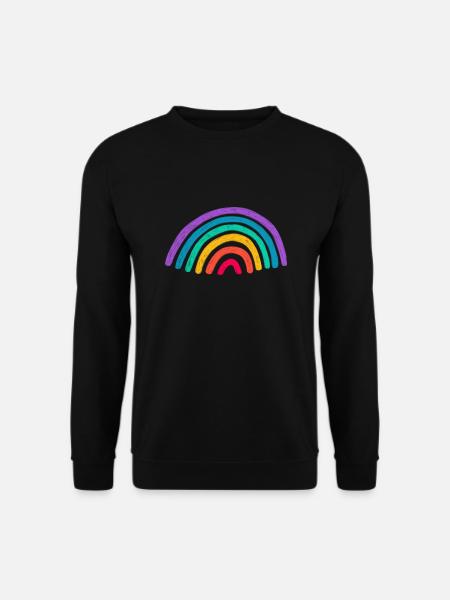 Rainbow - Unisex Pullover - Schwarz