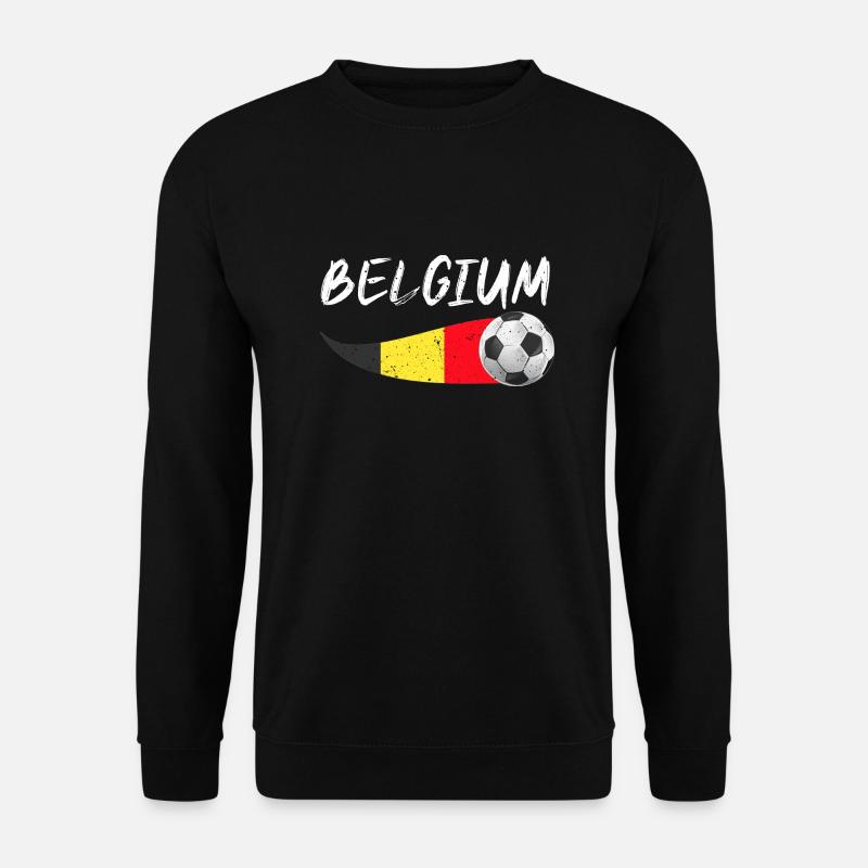 Belgium Belgium - Unisex Sweatshirt - black