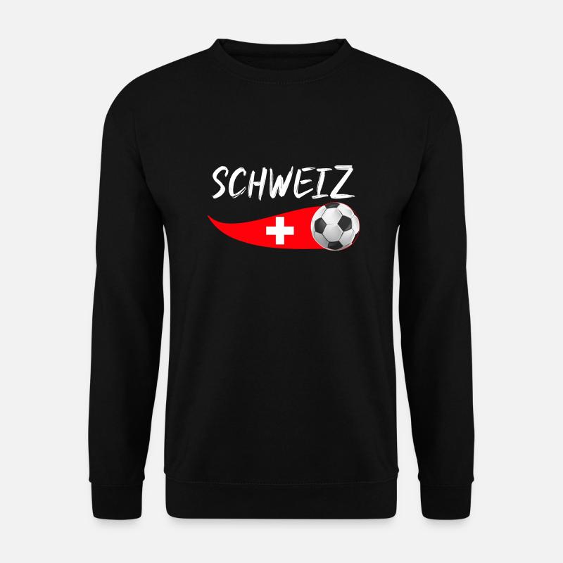 Schweizer Schweiz - Unisex Pullover - Schwarz