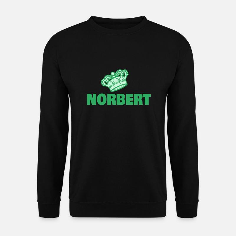 First name Norbert - Unisex Sweatshirt - black