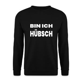 Hübsch - Unisex Pullover - Schwarz - Vorne - Alina (178cm) & Michal (187cm)