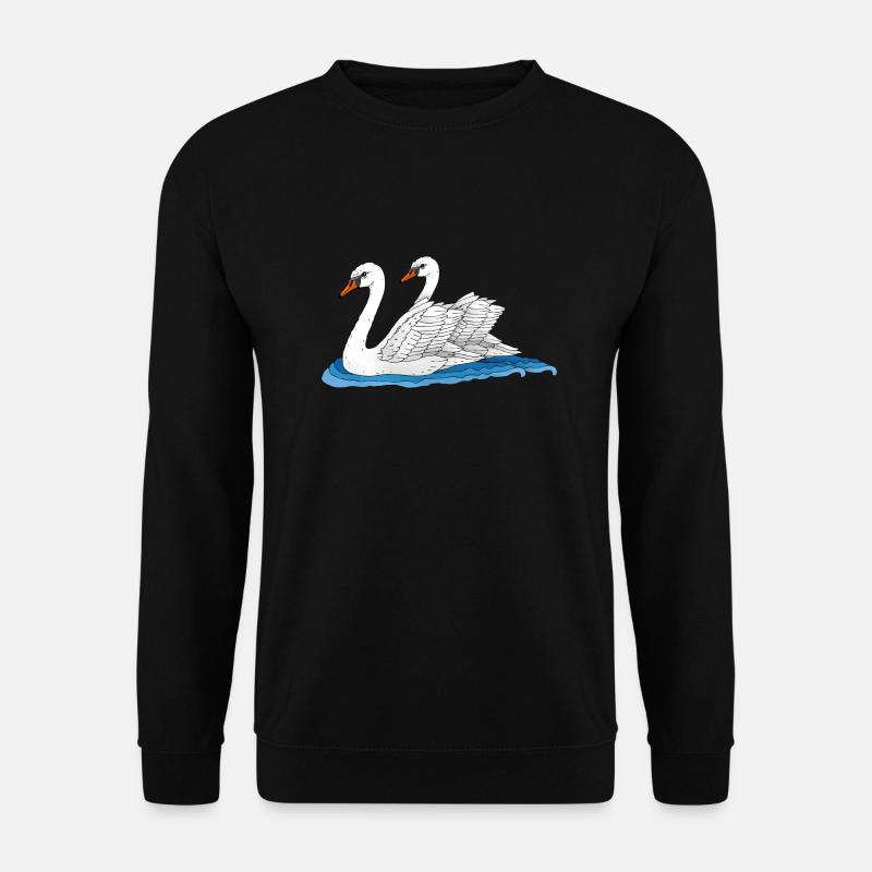 Vögel - Unisex Pullover - Schwarz