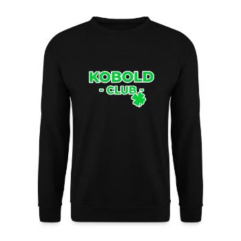 Kobold Clus - St Patrick's Day Irland - Unisex Pullover - Schwarz - Vorne - Alina (178cm) & Michal (187cm)