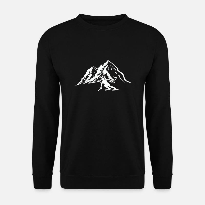 Ski Mountains 1 - Unisex Sweatshirt - black