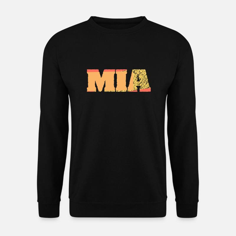 Name Mia - Unisex Pullover - Schwarz