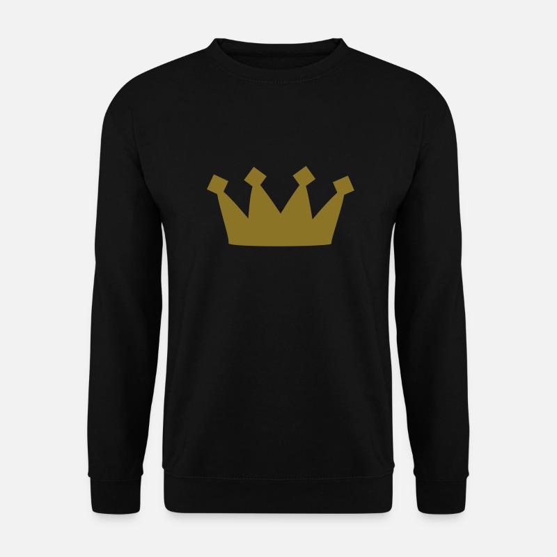 Krone - Unisex Pullover - Schwarz