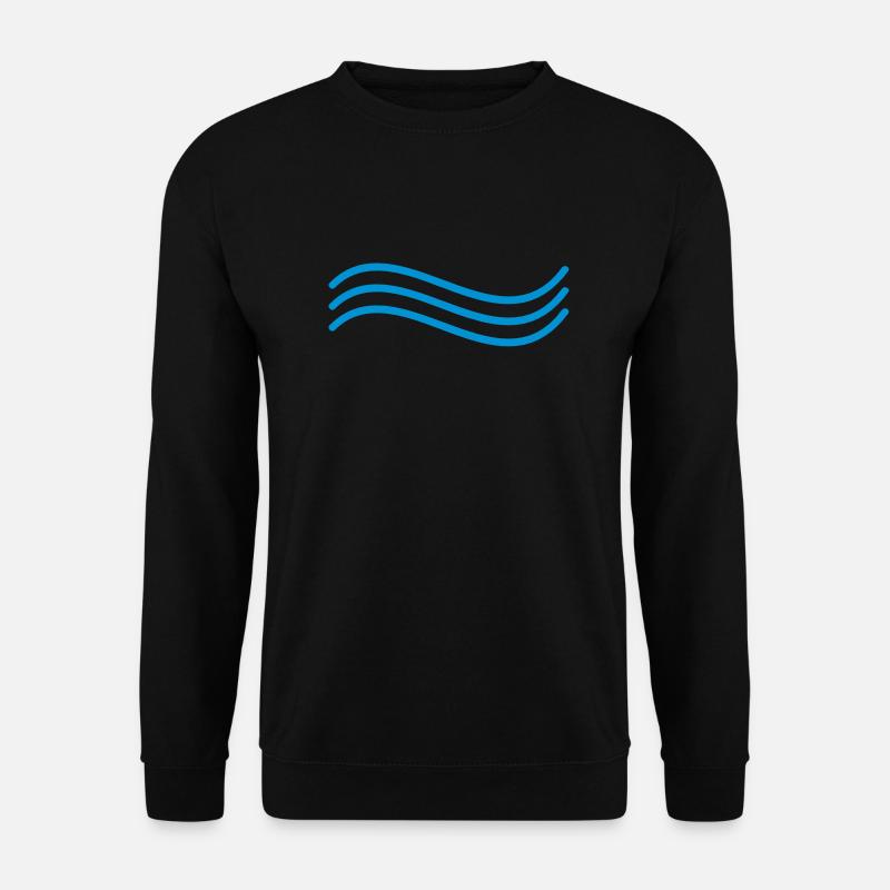 Wave - Unisex Sweatshirt - black