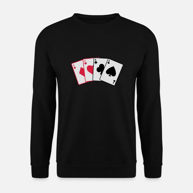 karten - Unisex Pullover - Schwarz