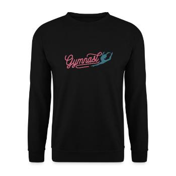Gymnastics Gymnastics Gymnastics Athletics - Unisex Sweatshirt - black - Front - Alina (178cm) & Michal (187cm)