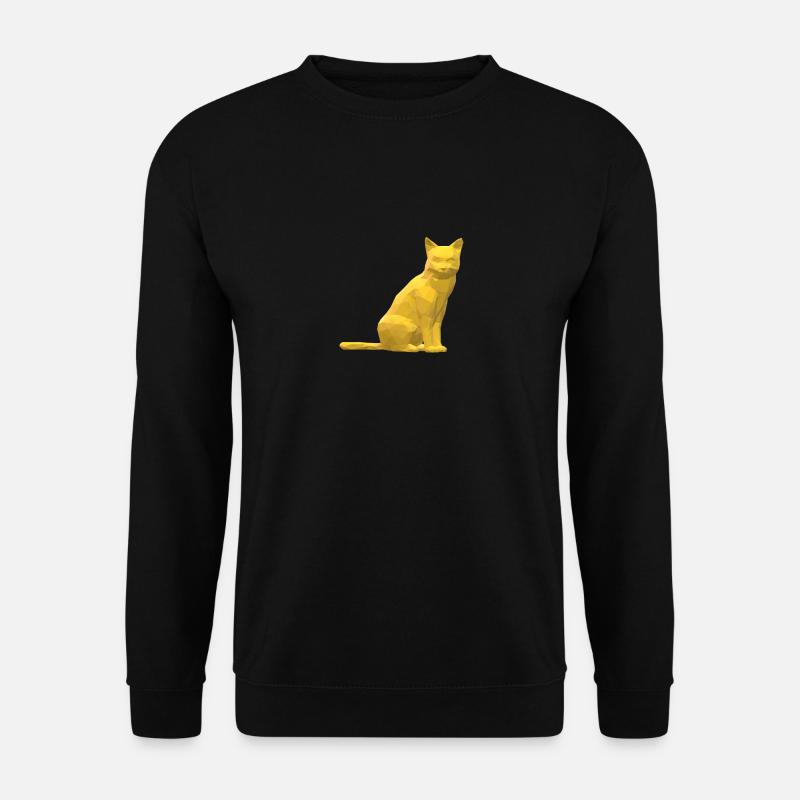 Golden Cat - Unisex Pullover - Schwarz