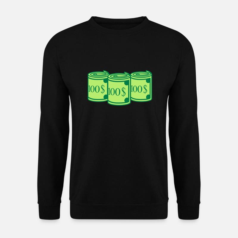Viele 100 Dollar - Unisex Pullover - Schwarz