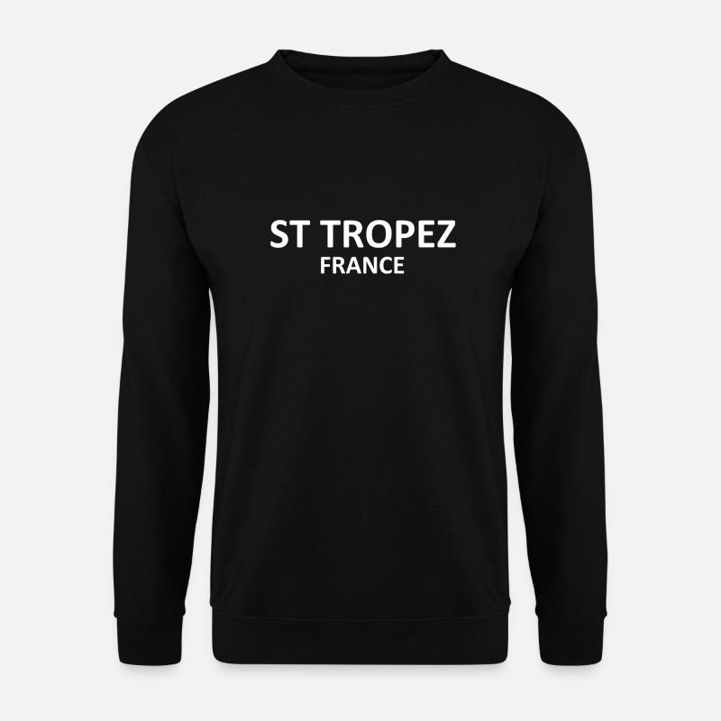 Saint Tropez - France - Cote d´Azur - Unisex Pullover - Schwarz